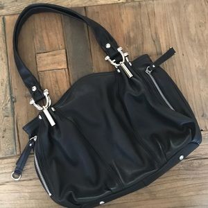 Black Leather Handbag
